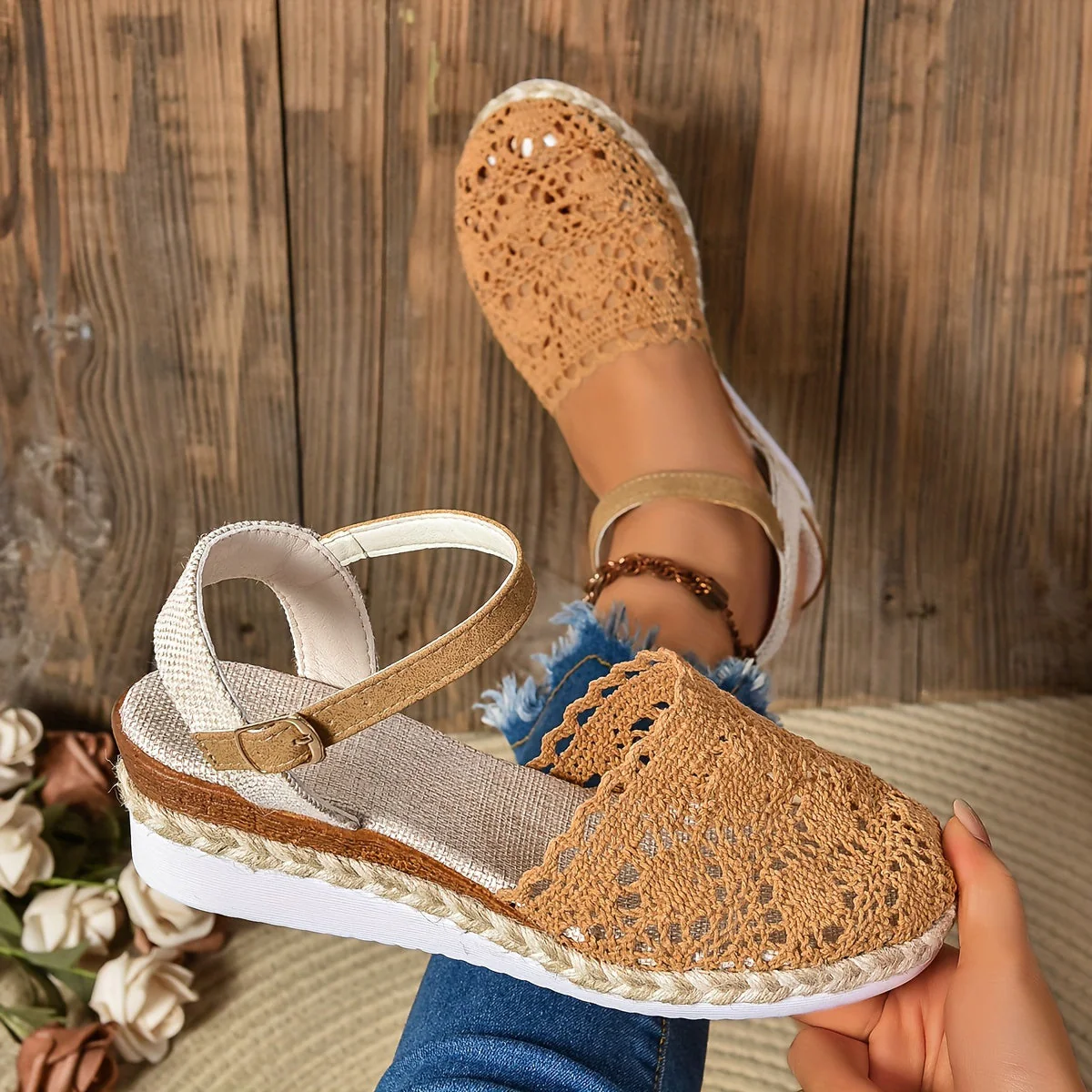 Mia™ Komfort-Fit Atmungsaktive Orthopädische Sandalen - Image 3