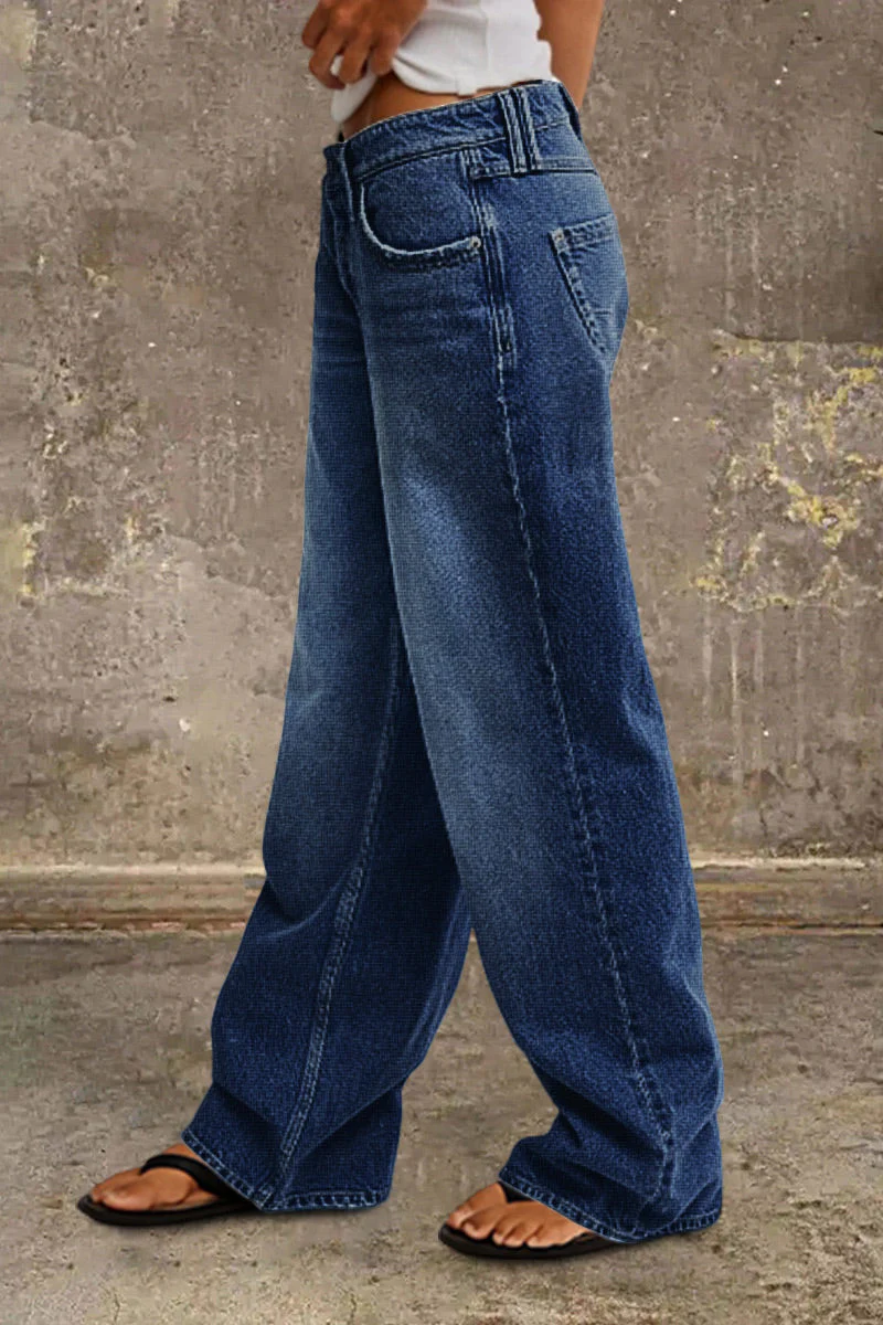 Jeans mit mittelhohem Bund und gerader Passform - Image 13