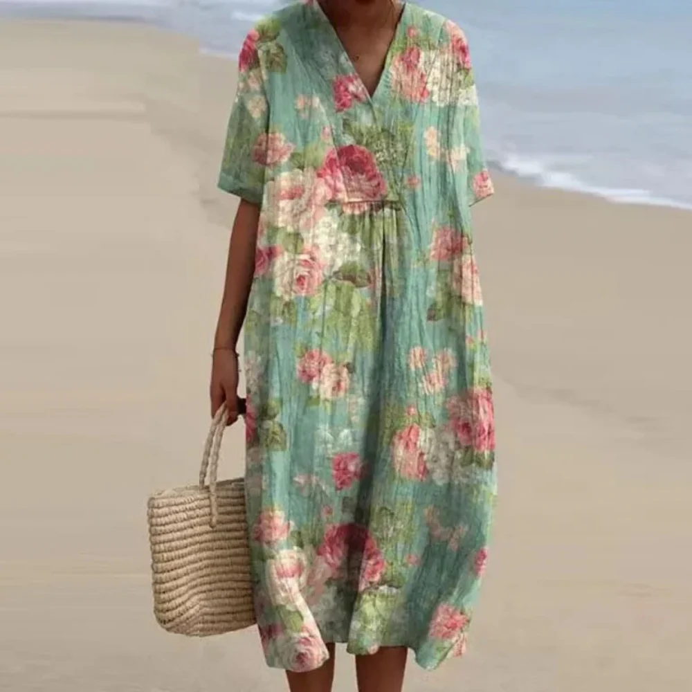 Miles™ - Damen Buntes Blumenkleid - Image 7