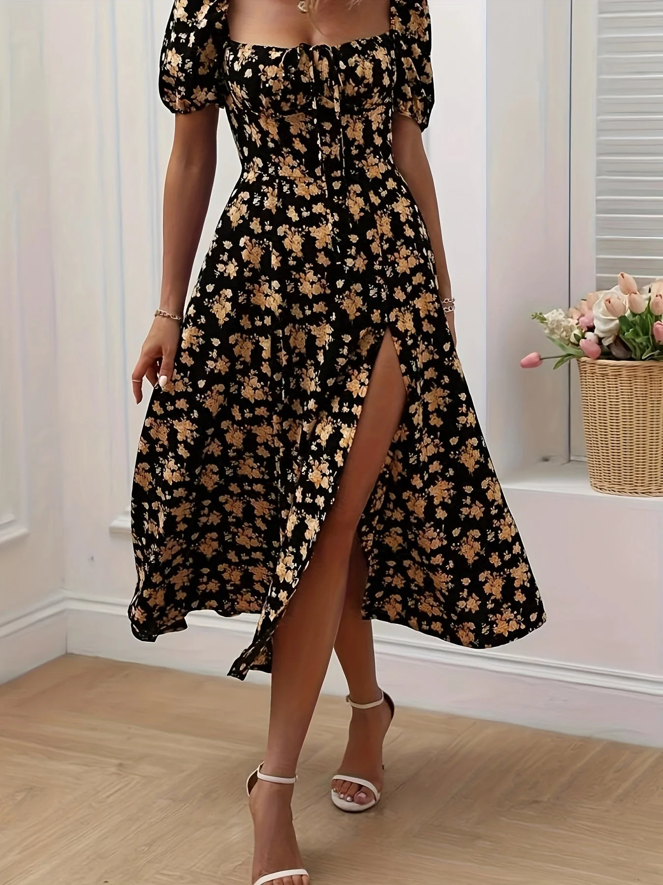 Mirella™ | Feminin floral Kleid - Image 10