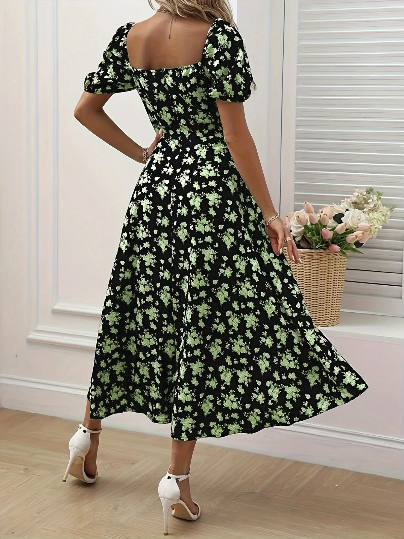 Mirella™ | Feminin floral Kleid - Image 14