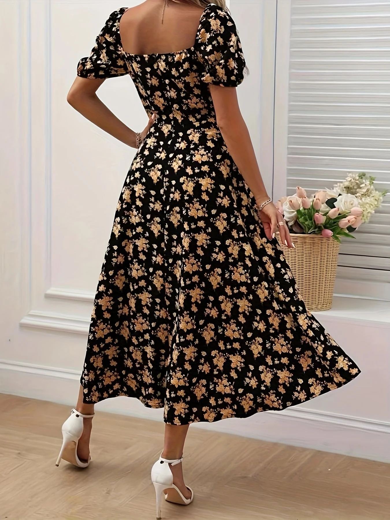 Mirella™ | Feminin floral Kleid - Image 9
