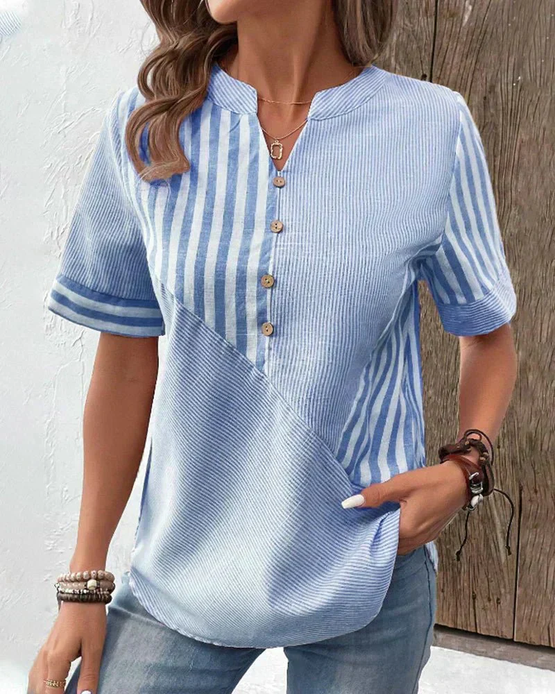 Monroe™ | Weiche gestreifte Bluse - Image 3