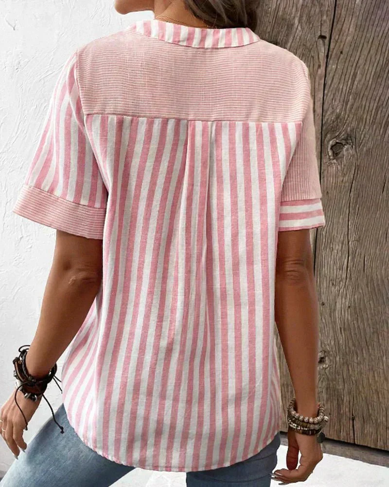 Monroe™ | Weiche gestreifte Bluse - Image 4