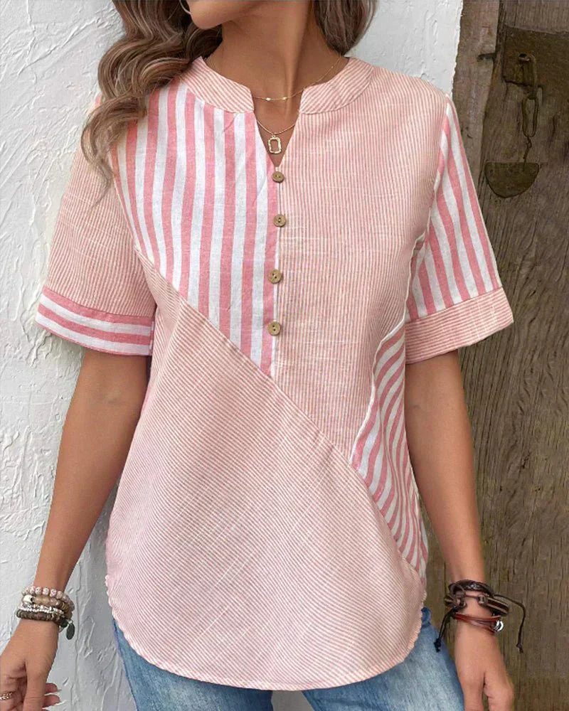Monroe™ | Weiche gestreifte Bluse - Image 8