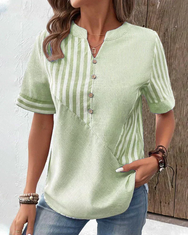 Monroe™ | Weiche gestreifte Bluse - Image 9