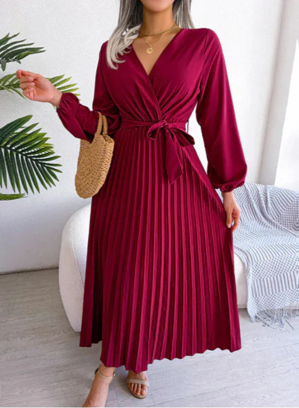 Naomi | Plissee Kleid Festlich - Image 2
