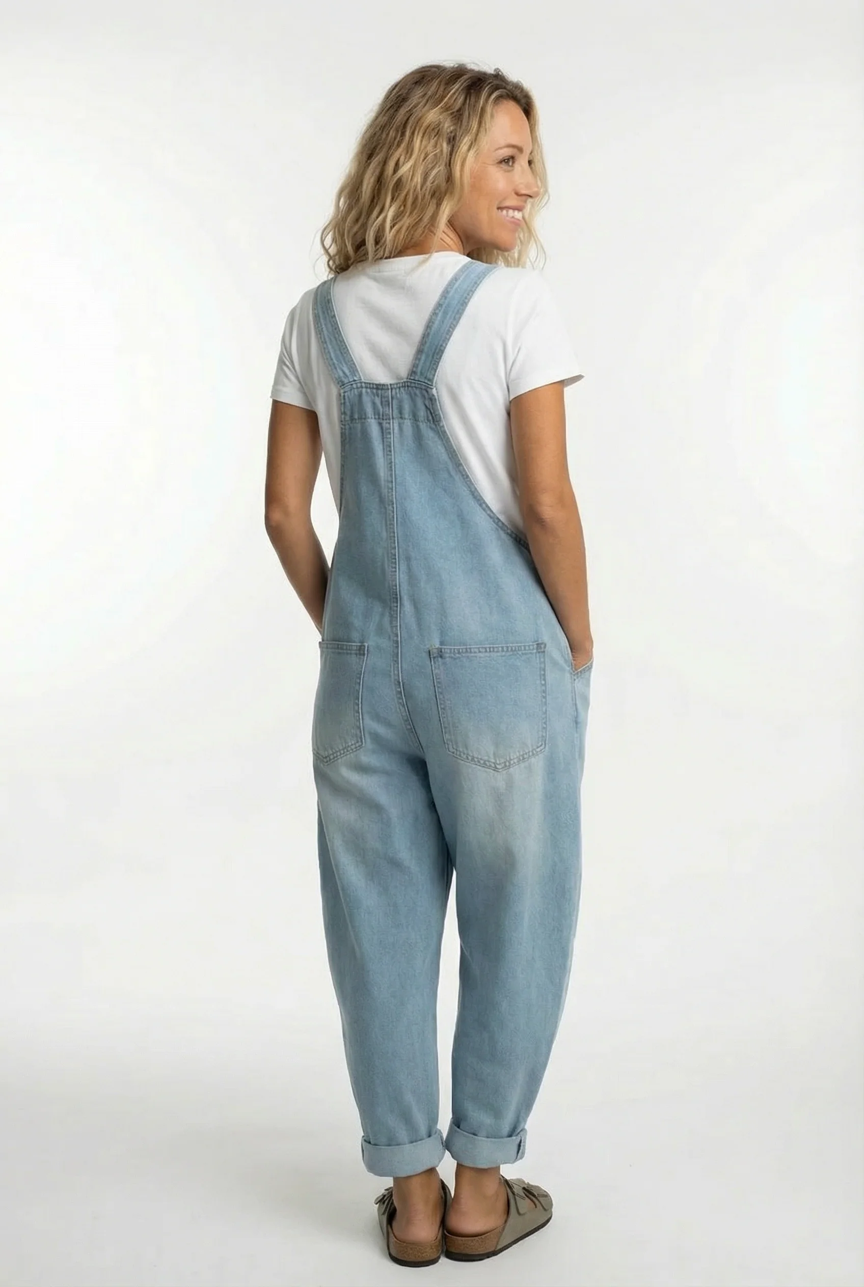 Noelia™ - Vielseitiger verstellbarer Schnallen-Jeansoverall - Image 6