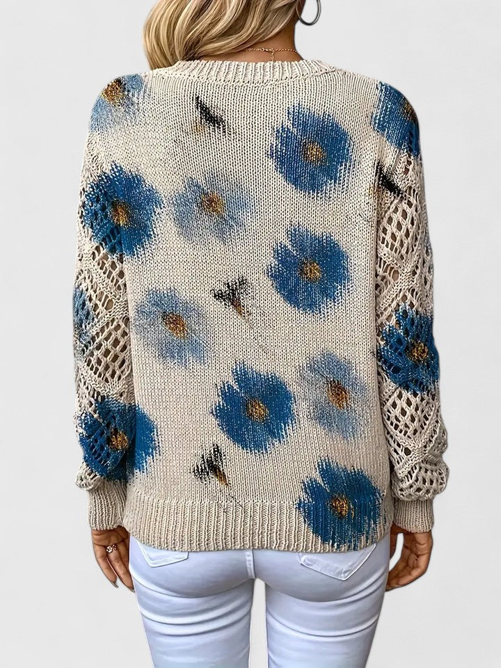 Noelle – Floral Strickpullover - Image 5