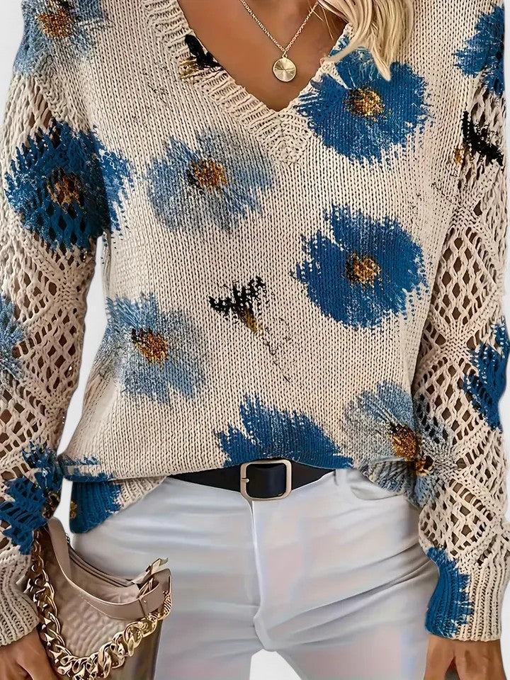 Noelle – Floral Strickpullover - Image 6