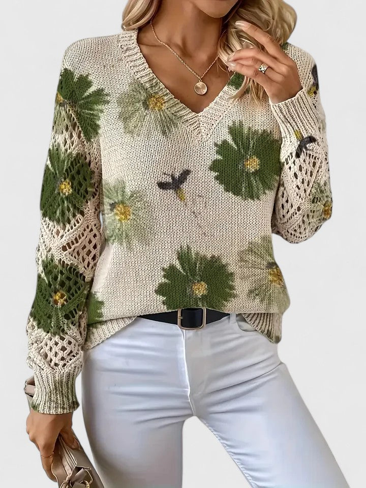 Noelle – Floral Strickpullover - Image 8