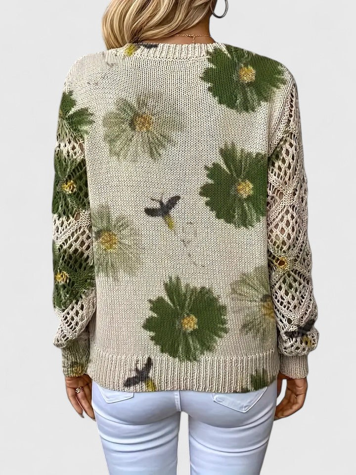 Noelle – Floral Strickpullover - Image 9