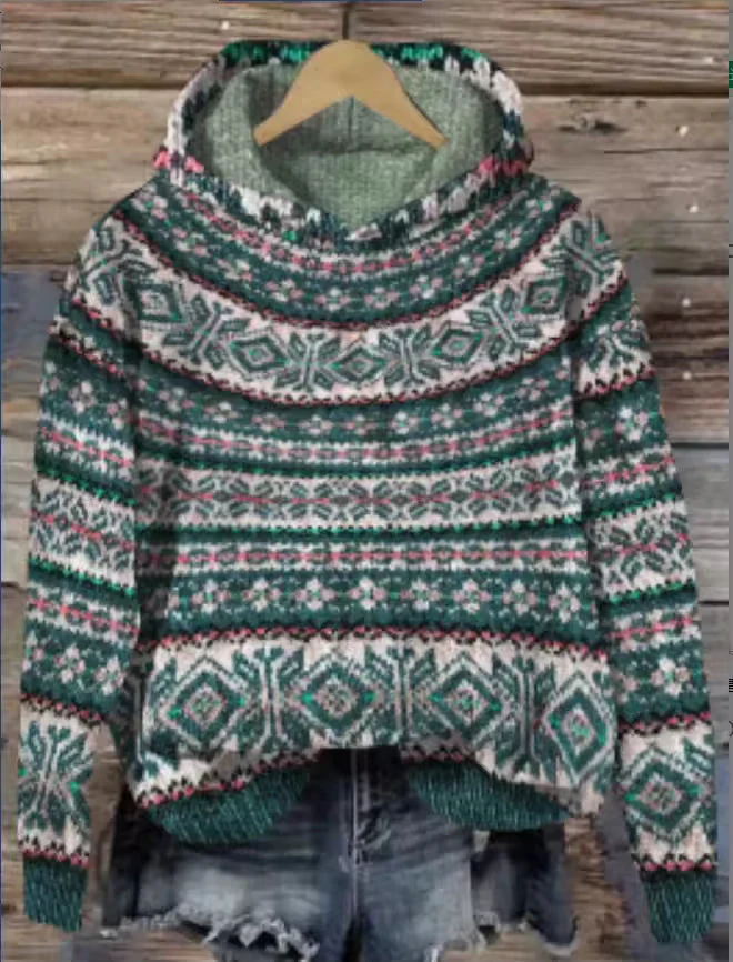 Nora | Zeitloser Strick Hoodie