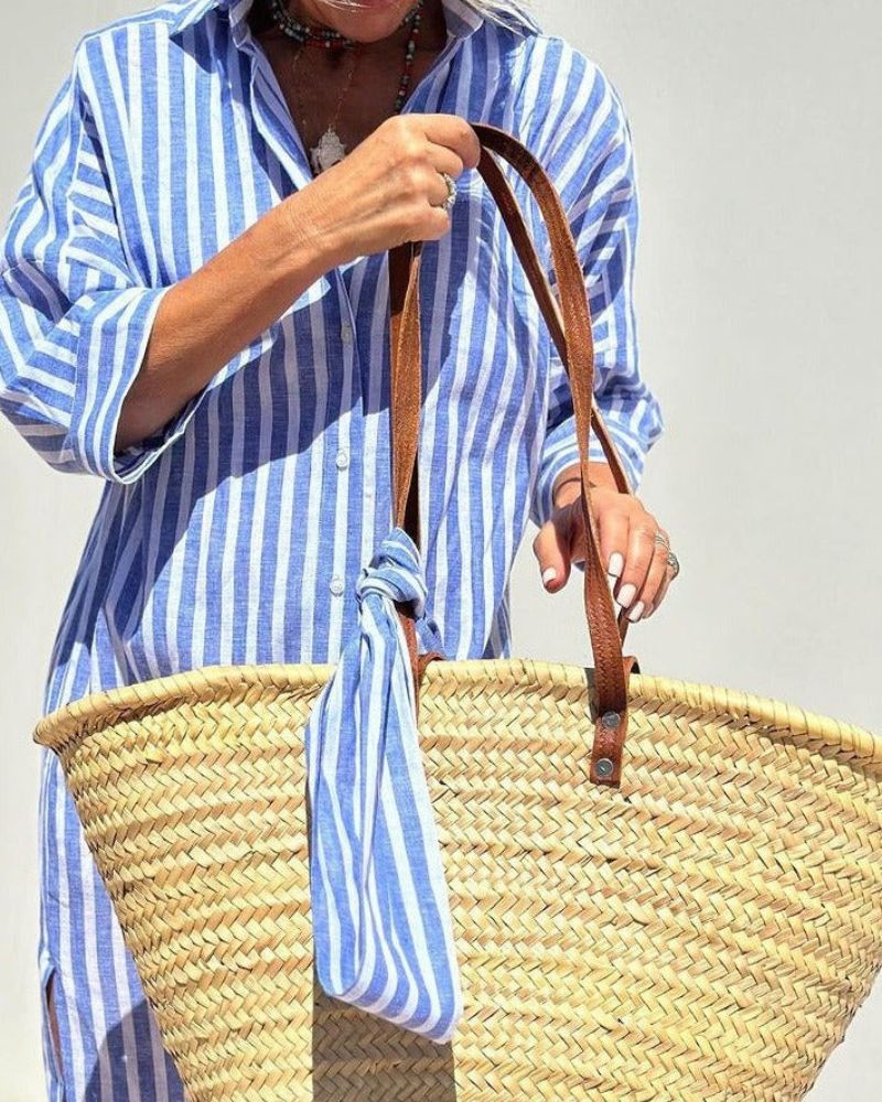OLEN - KLASSE STREIFENHEMDKLEID - Image 3