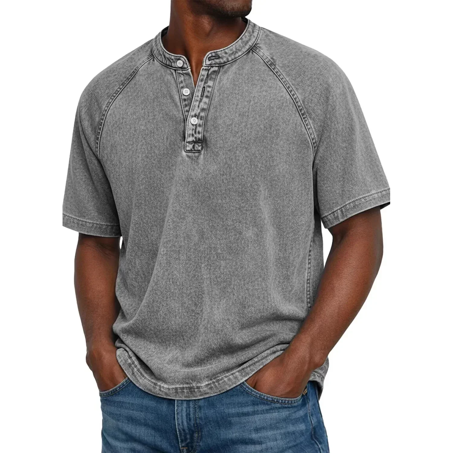 Pedro | Klassisches Vintage-Hemd mit Knopfleiste für Herren - Image 13