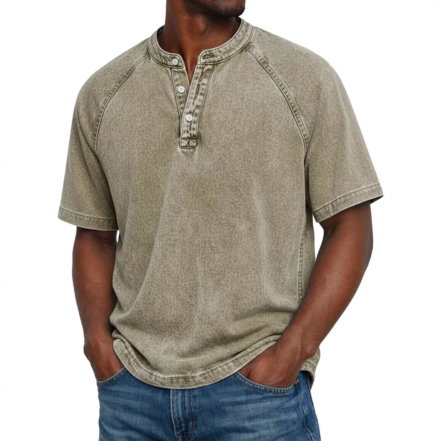 Pedro | Klassisches Vintage-Hemd mit Knopfleiste für Herren - Image 15
