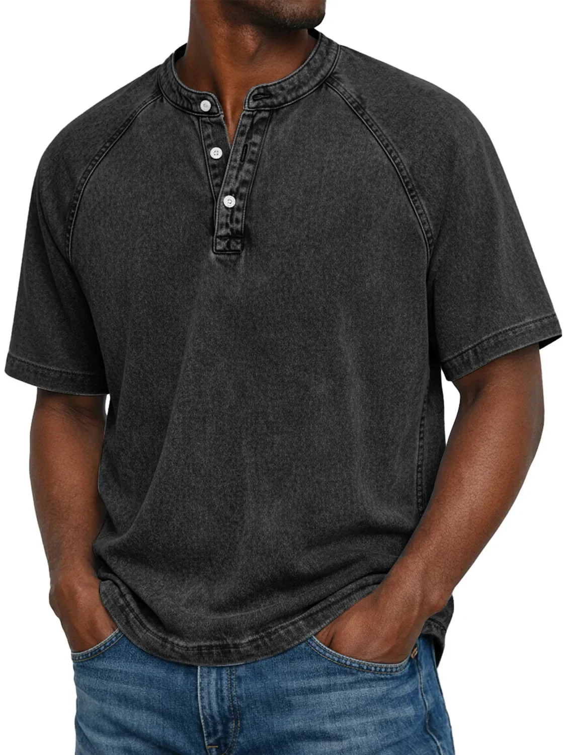 Pedro | Klassisches Vintage-Hemd mit Knopfleiste für Herren - Image 5