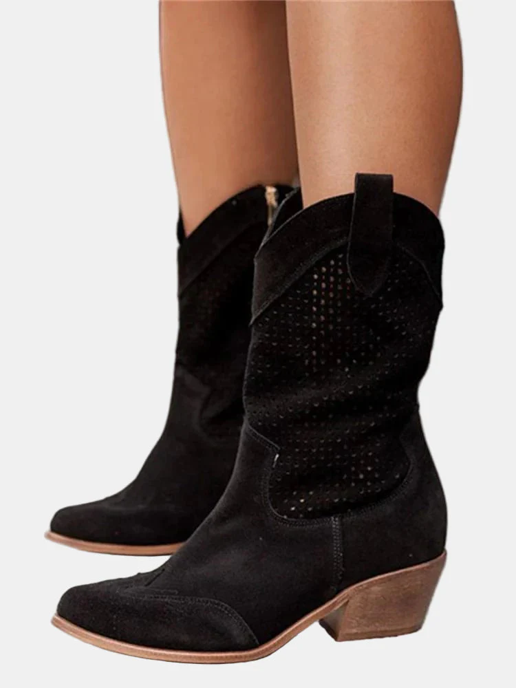 Piper | Perforierte Stiefeletten - Image 5