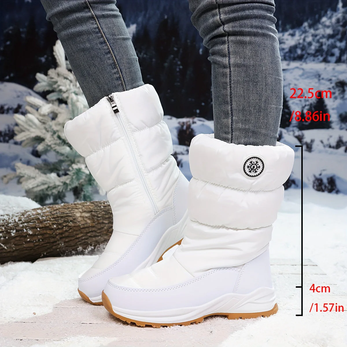 Premium Winterstiefel für Damen bis zur Wade - Image 10