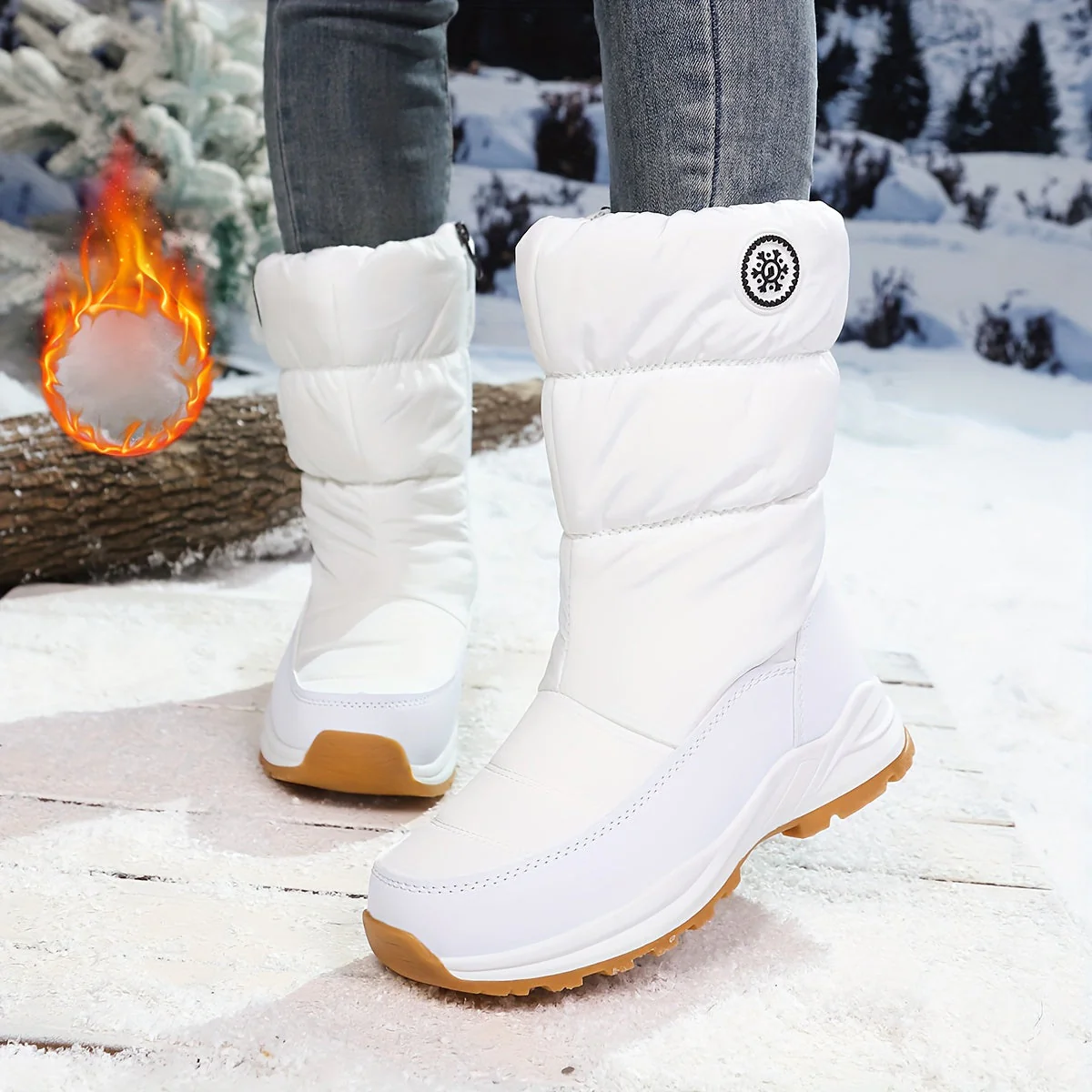 Premium Winterstiefel für Damen bis zur Wade - Image 2