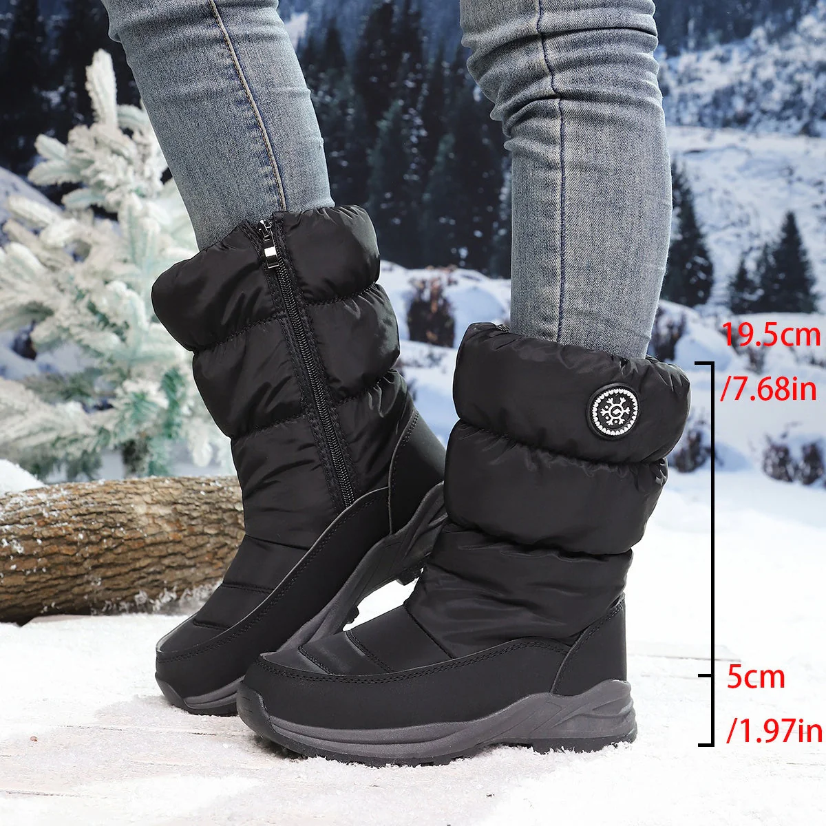 Premium Winterstiefel für Damen bis zur Wade - Image 3