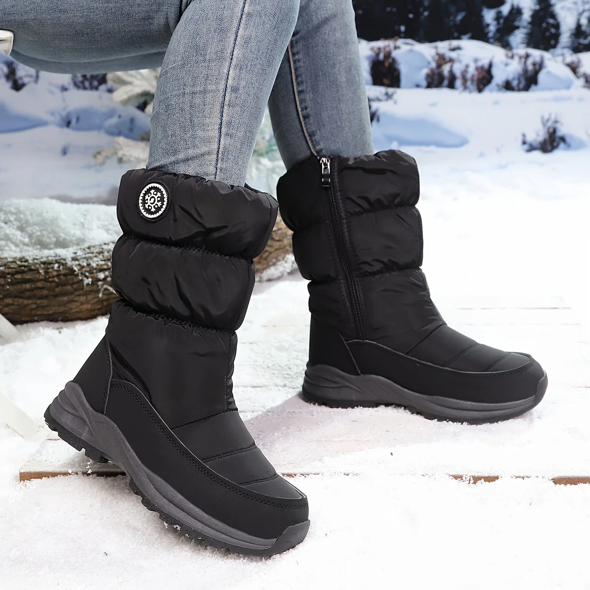 Premium Winterstiefel für Damen bis zur Wade - Image 4