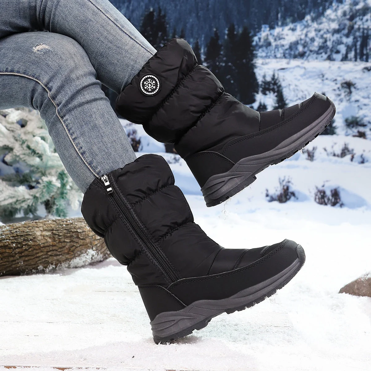 Premium Winterstiefel für Damen bis zur Wade - Image 8