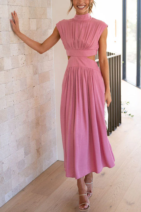 Quincy | Midi-Kleid mit Cut-Out und Taschen - Image 14