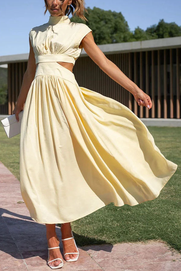 Quincy | Midi-Kleid mit Cut-Out und Taschen - Image 23