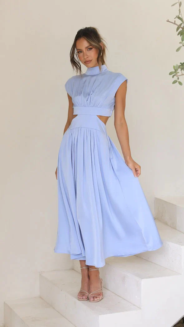 Quincy | Midi-Kleid mit Cut-Out und Taschen - Image 3