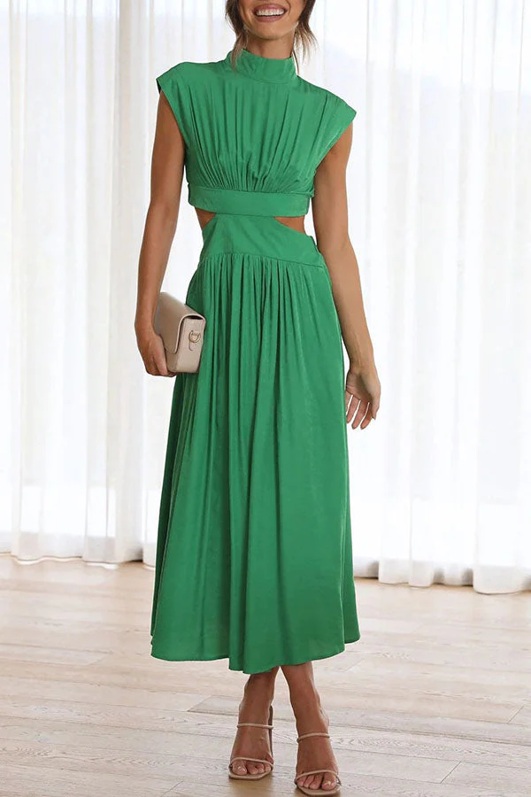Quincy | Midi-Kleid mit Cut-Out und Taschen - Image 5