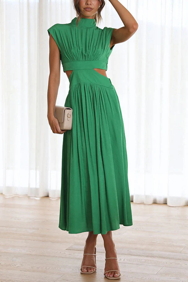 Quincy | Midi-Kleid mit Cut-Out und Taschen - Image 7
