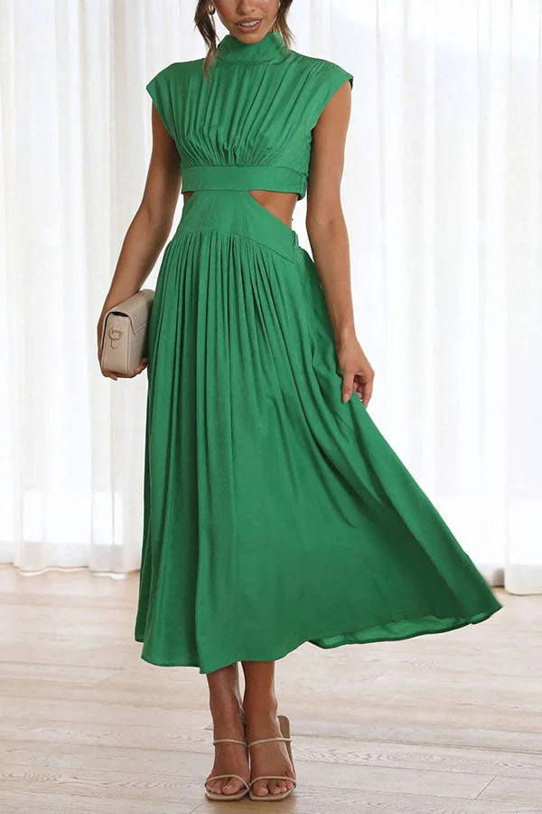 Quincy | Midi-Kleid mit Cut-Out und Taschen - Image 8