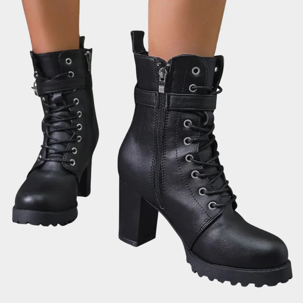 Quinn | Stiefeletten mit ausgestelltem Absatz - Image 3