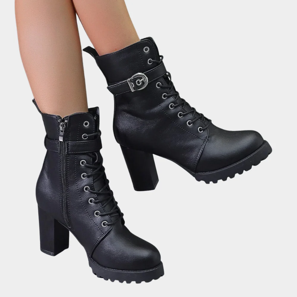 Quinn | Stiefeletten mit ausgestelltem Absatz - Image 4