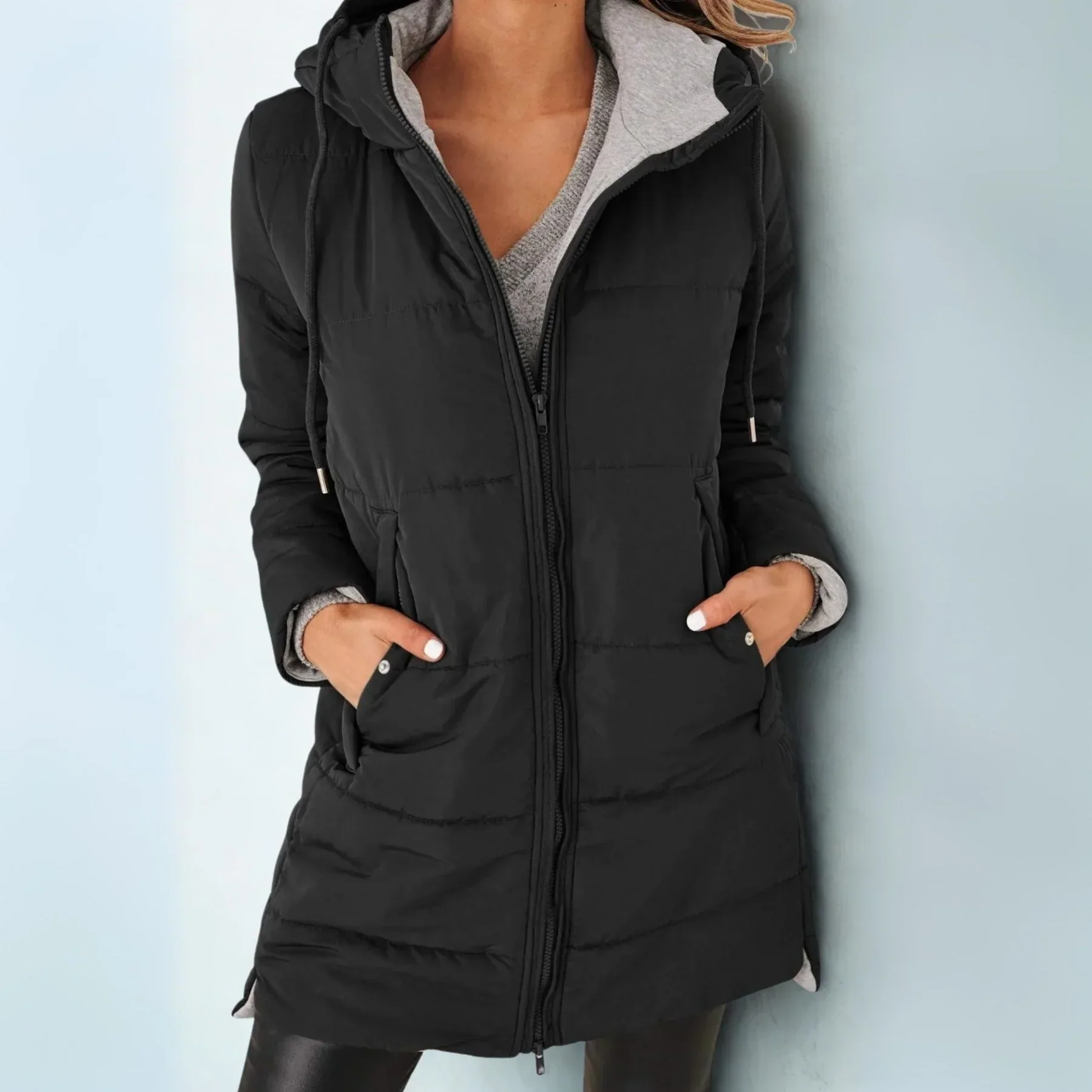 Rae™ - Lässige Kapuzen-Puffer-Daunenjacke - Image 3
