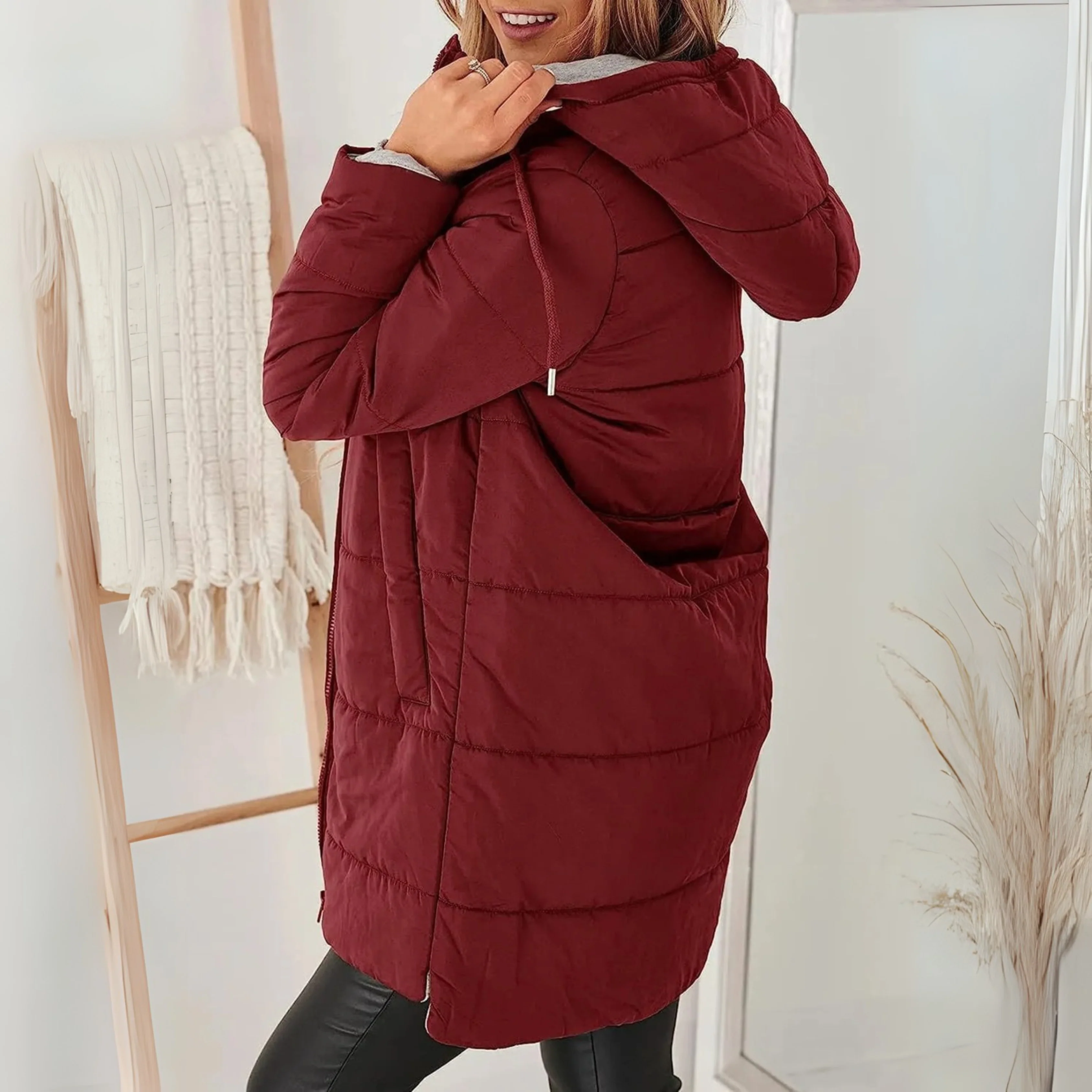 Rae™ - Lässige Kapuzen-Puffer-Daunenjacke - Image 5