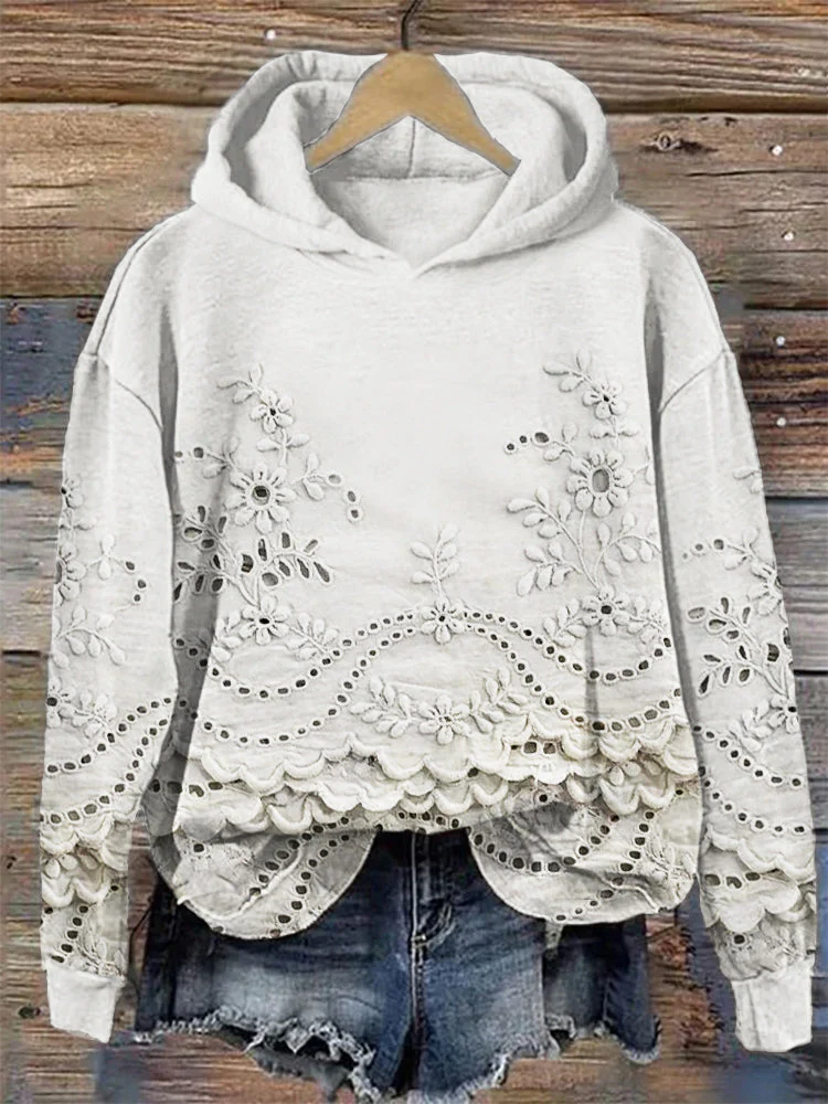 Ravella™ - Vintage Bedruckter Hoodie - Image 2