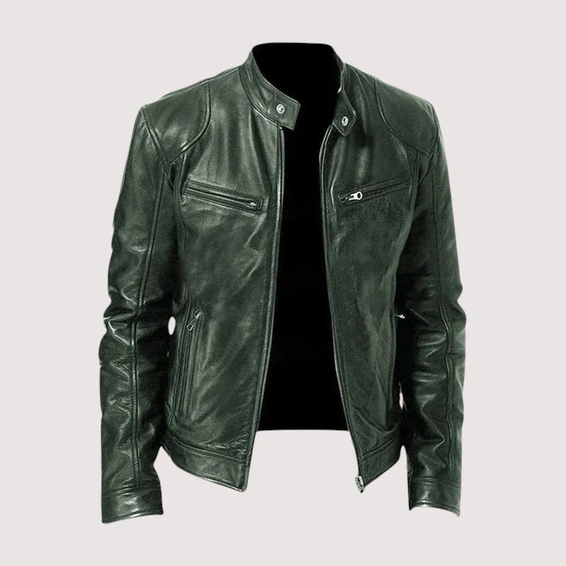 Rolf™ - Herren Lederjacke - Image 4