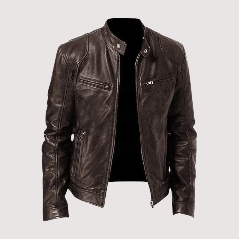 Rolf™ - Herren Lederjacke - Image 8