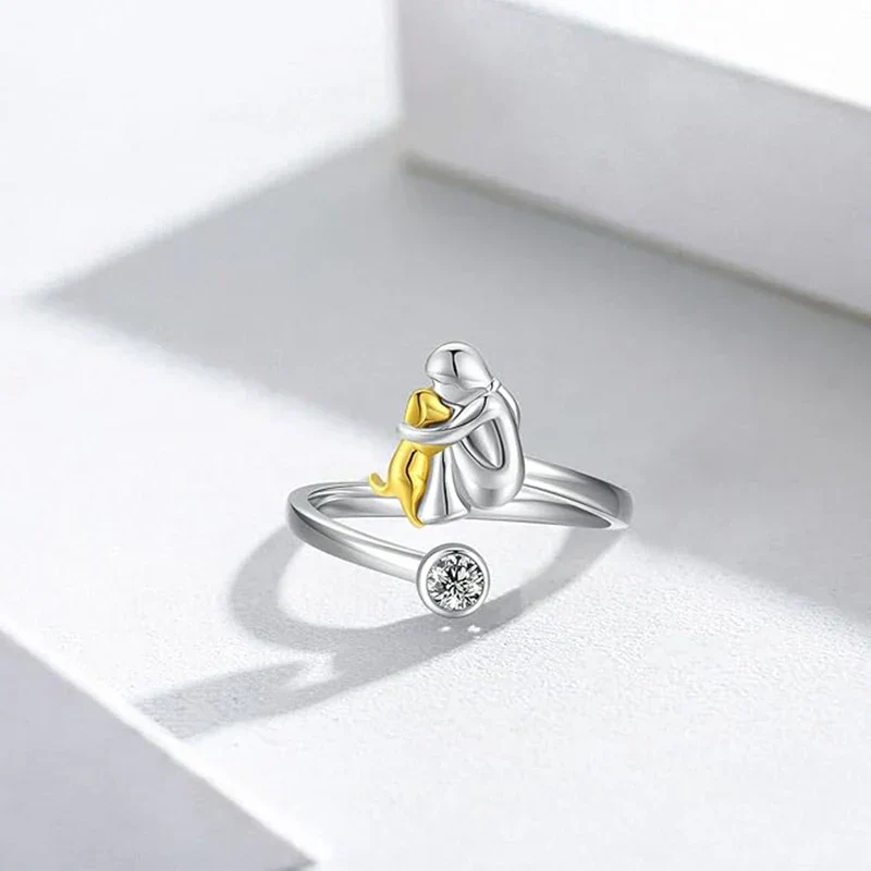 Rose™ - Ring mit Hundemotiv - Image 3