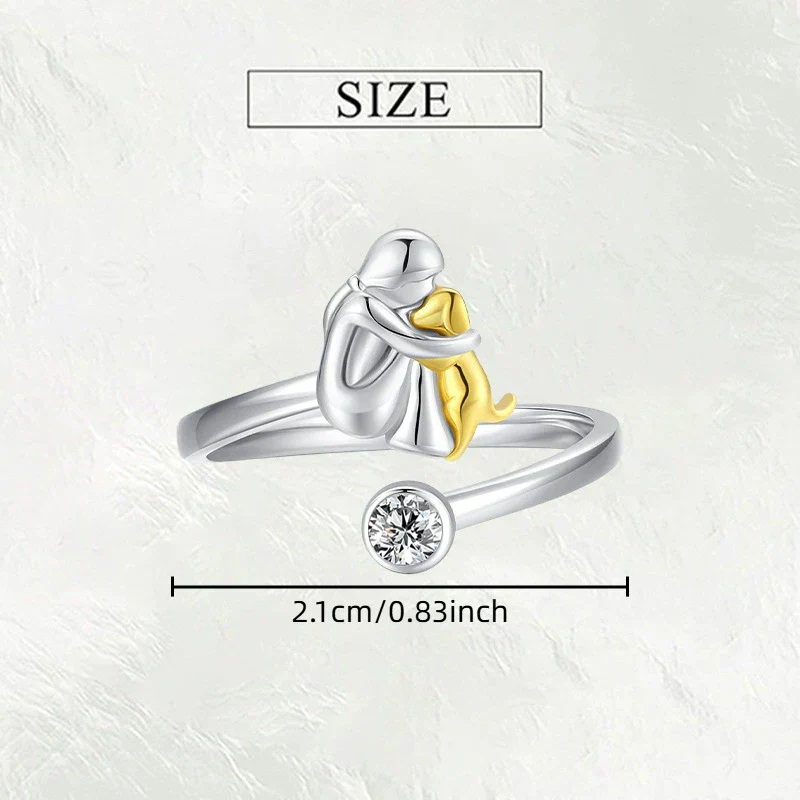 Rose™ - Ring mit Hundemotiv - Image 4