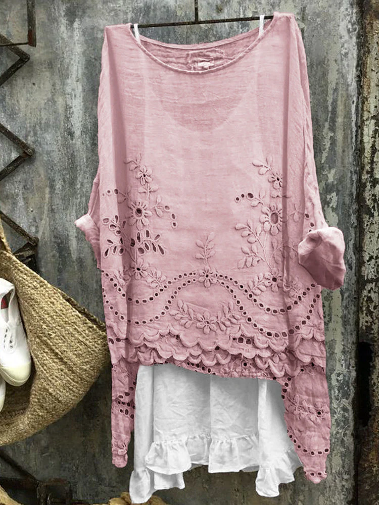 Rosmira™ - Bluse mit Doppel-Saum-Druck - Image 3