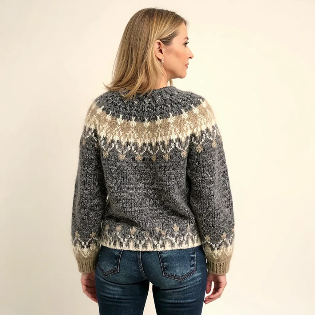 Samantha | Vintage Isländischer Pullover - Image 7
