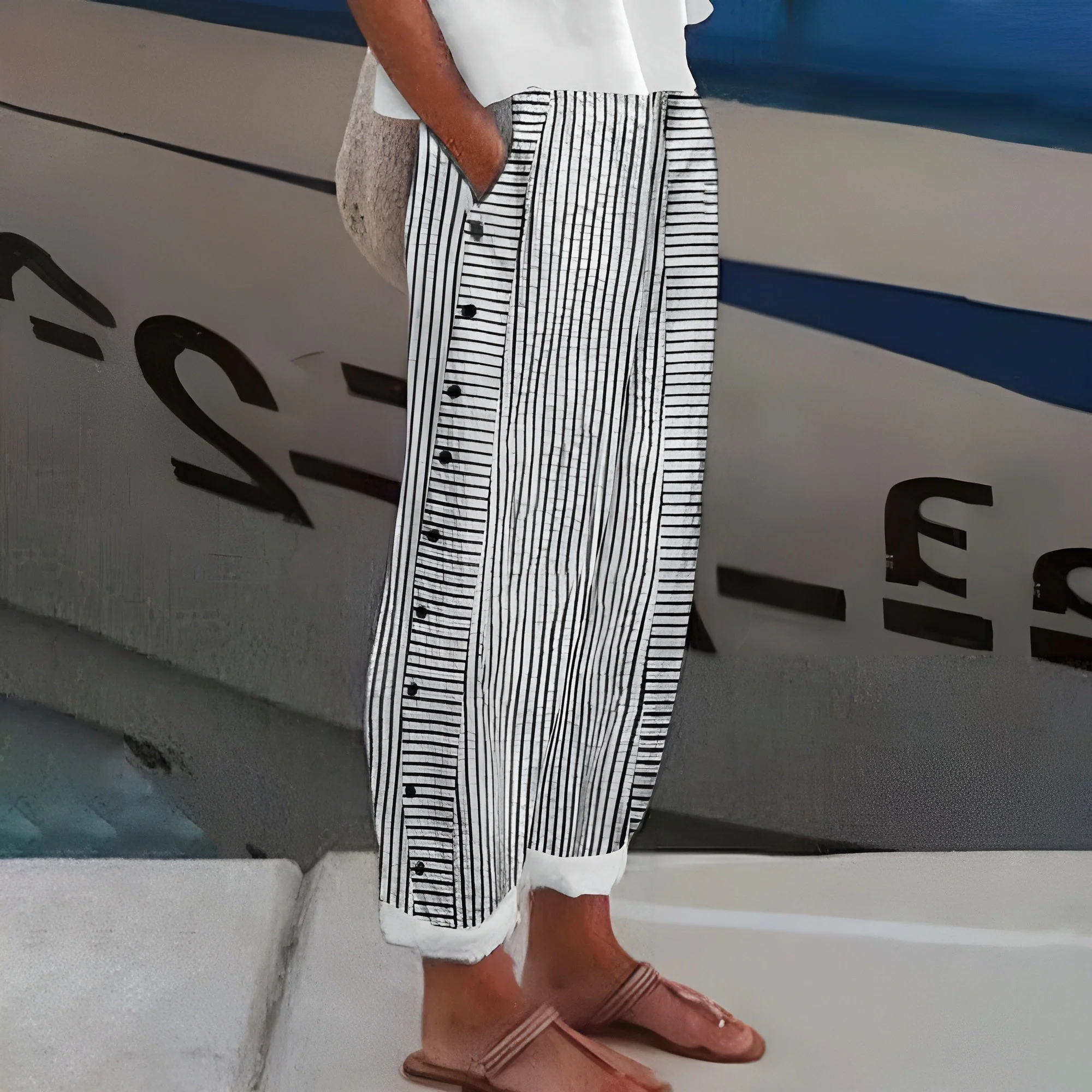 Sara™ - Bequeme Leinenhose - Image 2