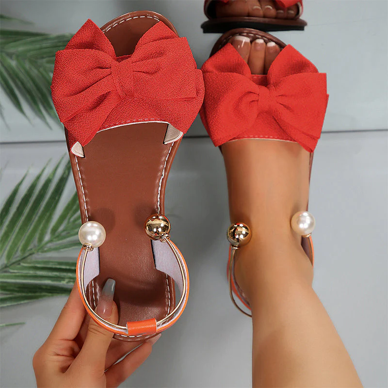 Schicke Knöchelriemen-Sandalen, verziert mit Perlen - Image 12