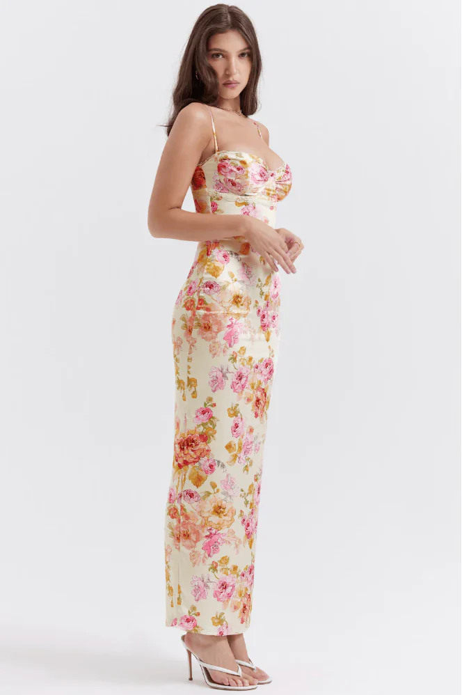 Selene - Charmantes Blumenkleid mit Spaghettiträgern - Image 5