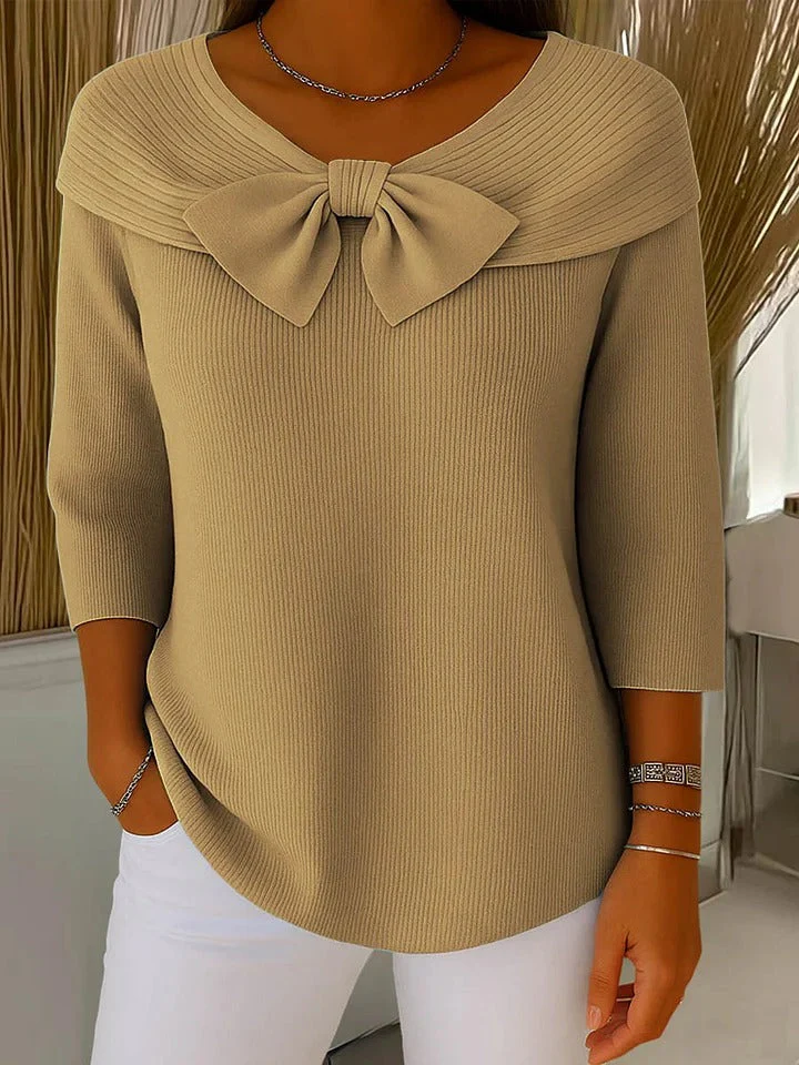 Serena™ - Damenpullover mit Schleife - Image 3
