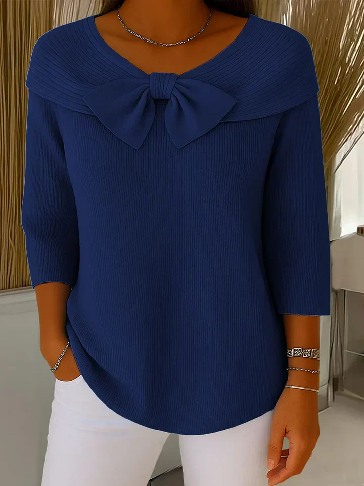 Serena™ - Damenpullover mit Schleife - Image 5