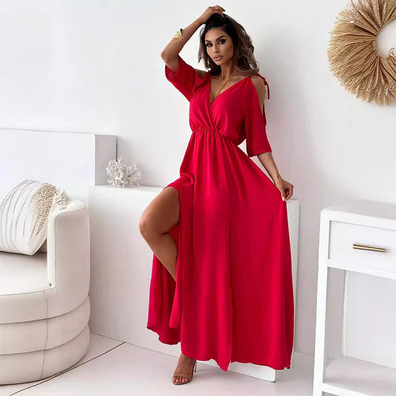 Sienna | Elegantes Kleid mit Seitenschlitz - Image 12